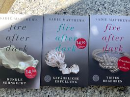 3 Bücher « Fire After Dark" Sadie Matthews 🔥